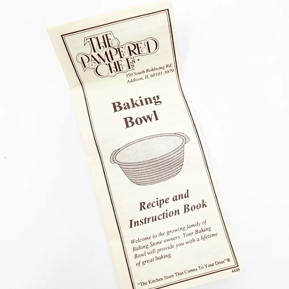 NWOT PAMPERED CHEF Stoneware Baking Bowl